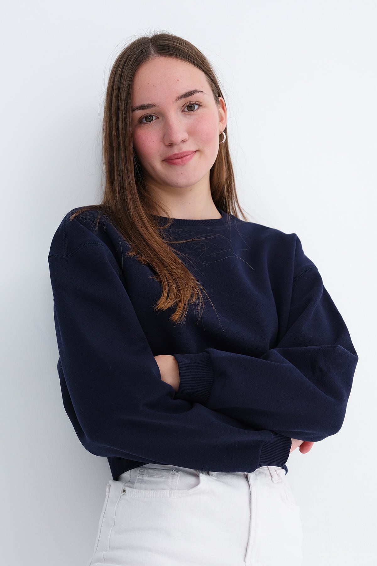 Dark-Night-Blue_Brushed-Crew-Neck-Sweatshirt-addax