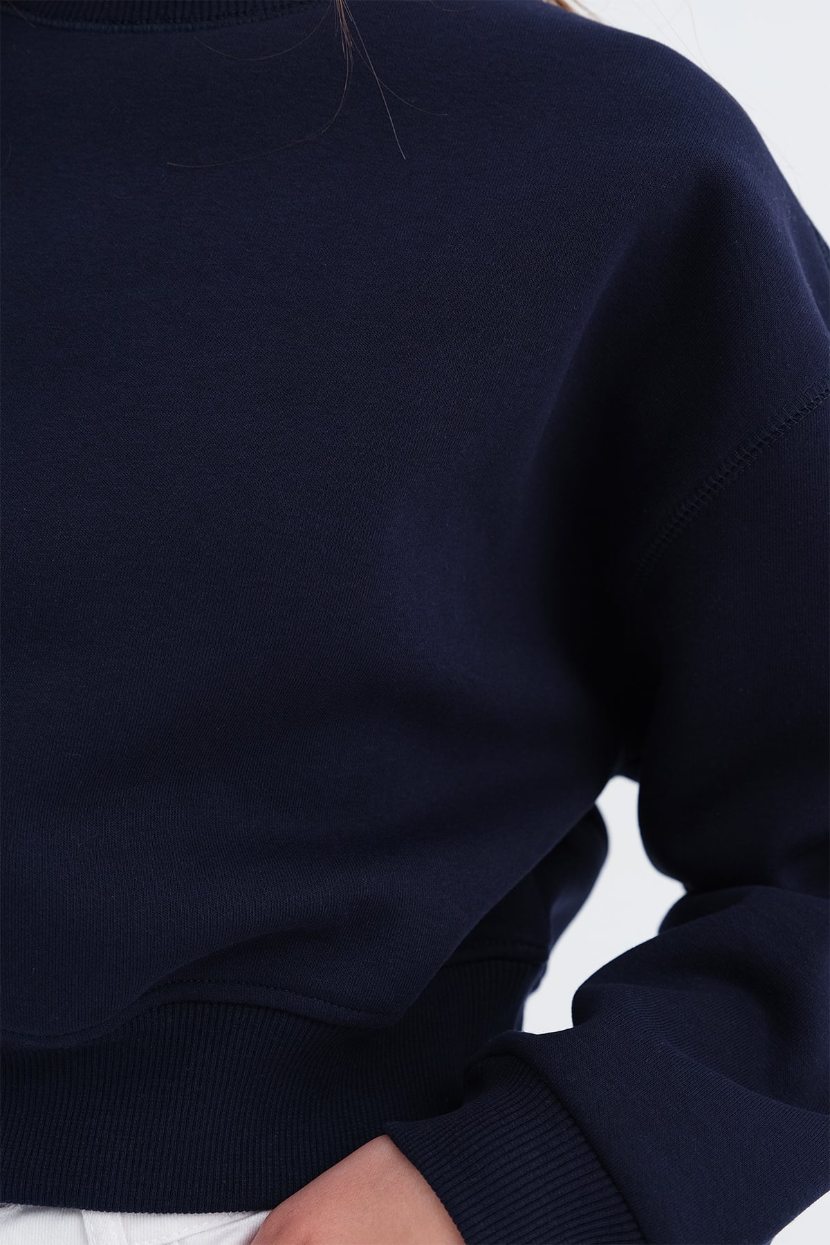 Dark-Night-Blue_Brushed-Crew-Neck-Sweatshirt-addax