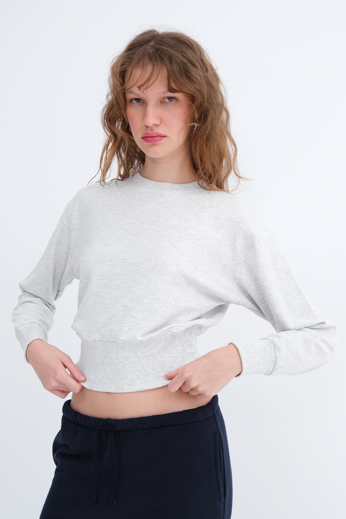 Snow-Melange_Bisiklet-Yaka-Modal-Sweatshirt-S05035-addax
