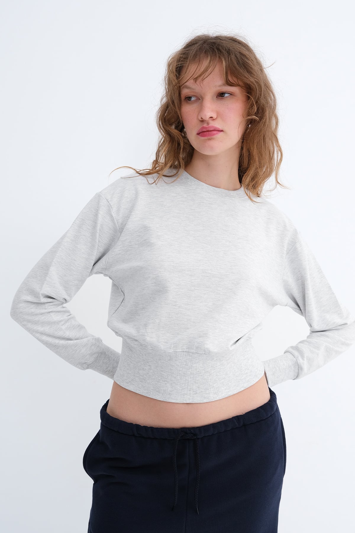 Snow-Melange_Bisiklet-Yaka-Modal-Sweatshirt-S05035-addax