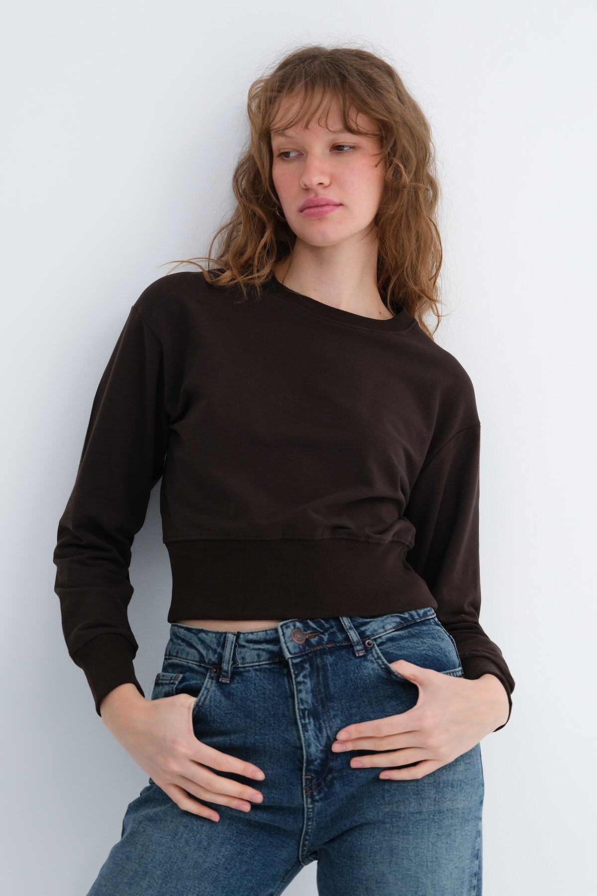Crew Neck Modal Sweatshirt