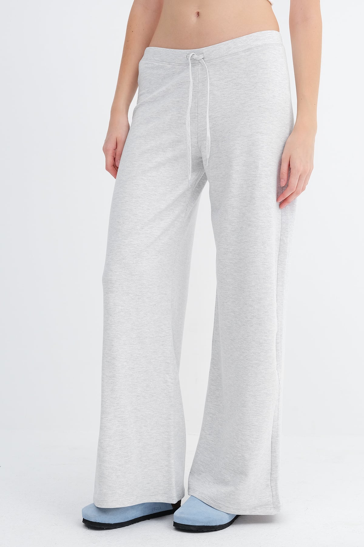 Snow-Melange_Elasticated-Waist-Modal-Joggers-addax