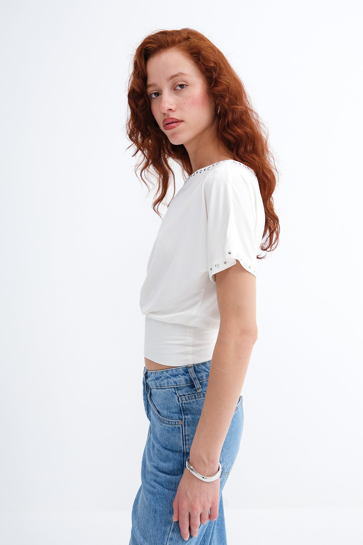 Ecru_Asymmetrical-Studded-T-Shirt-addax