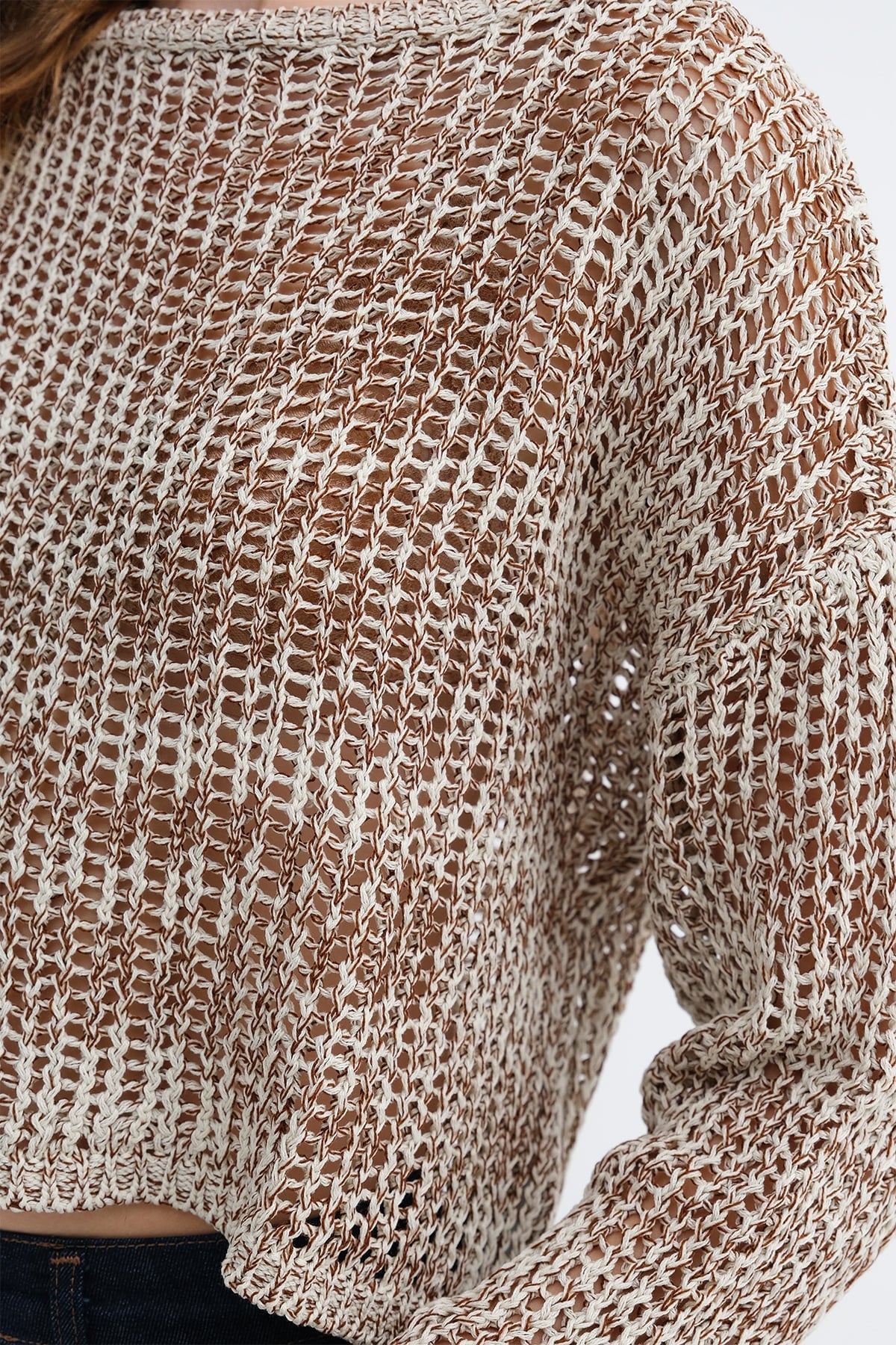 Mink_Crew-Neck-Openwork-Knitwear-addax