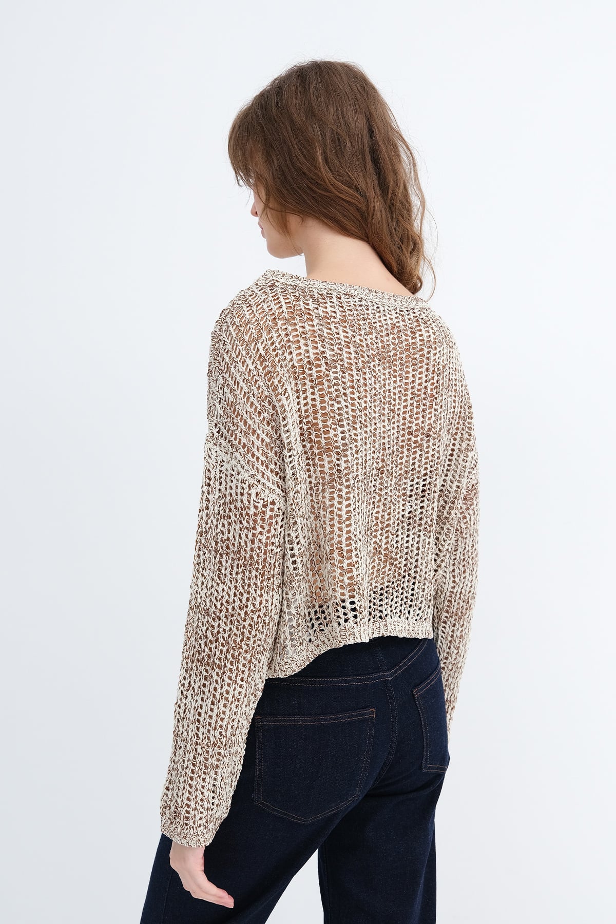 Mink_Crew-Neck-Openwork-Knitwear-addax