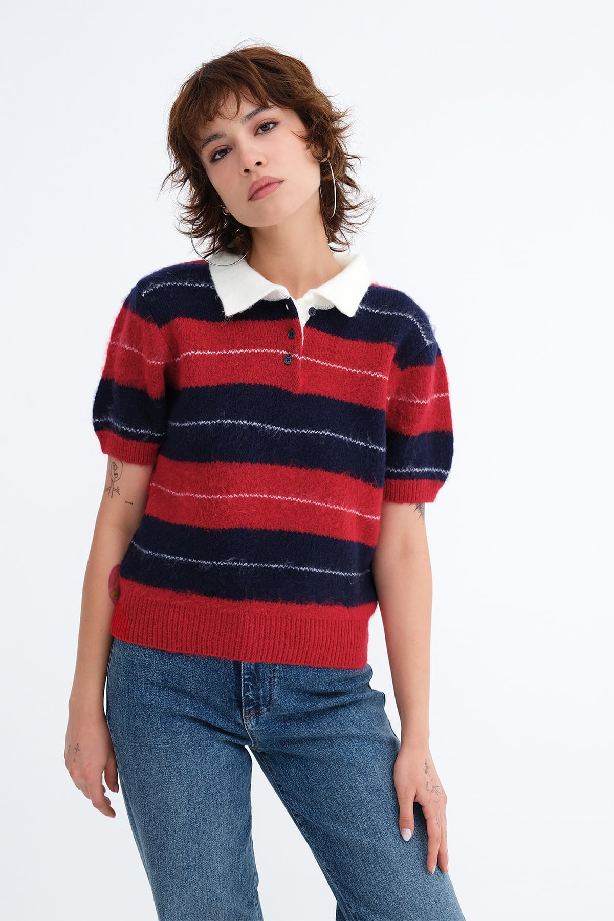 Red_Short-Sleeve-Knit-Top-addax