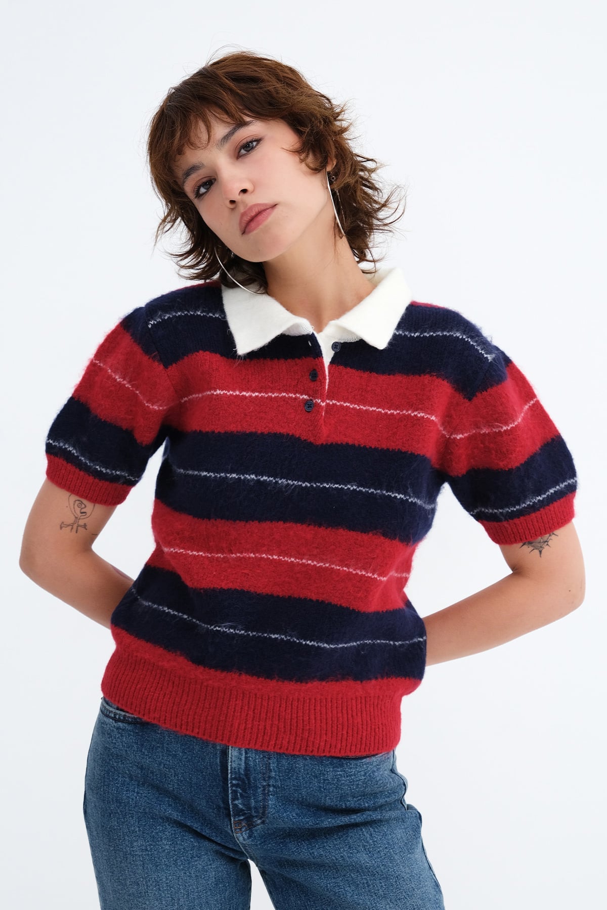Red_Short-Sleeve-Knit-Top-addax
