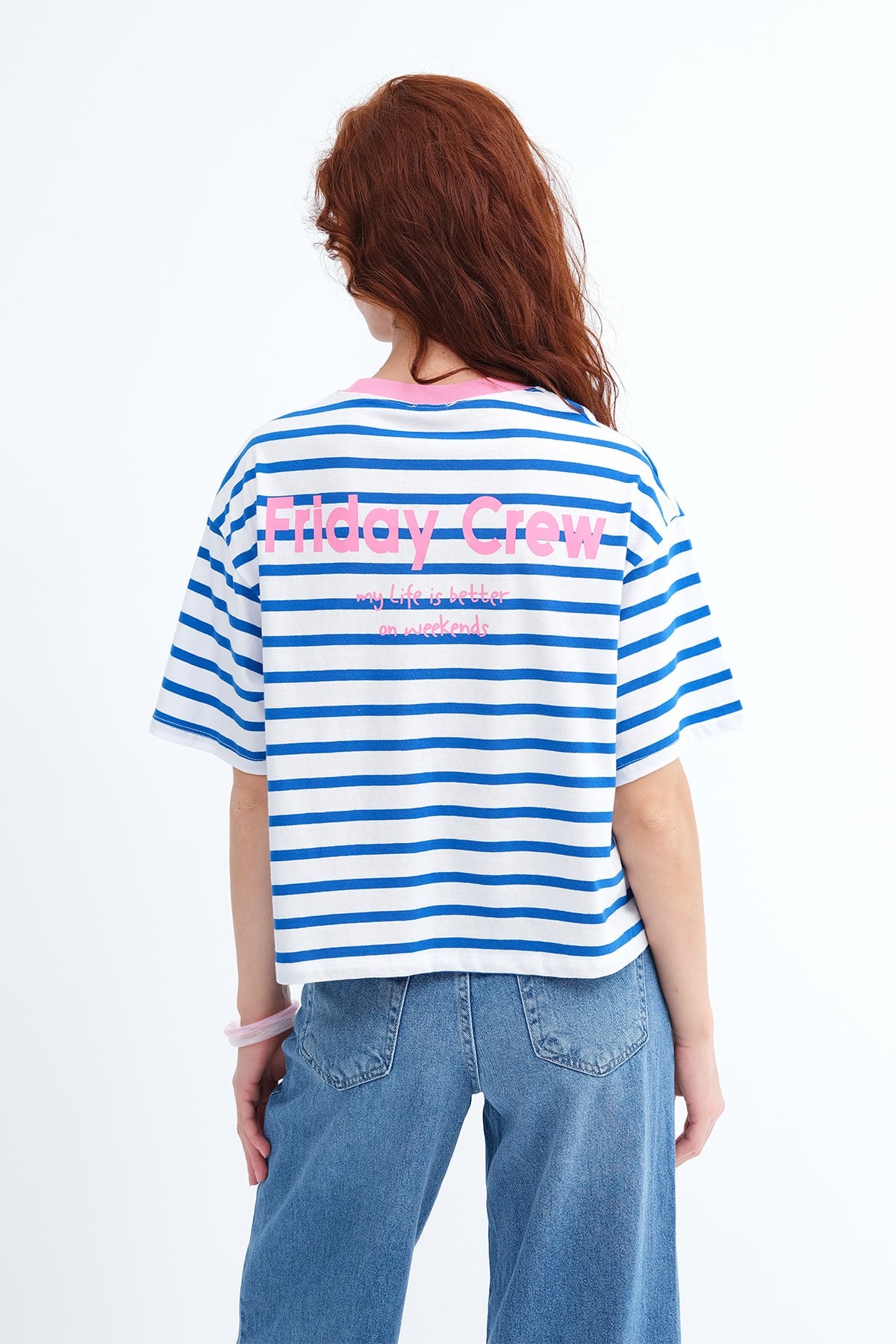 Blue---Ecru_Striped-T-Shirt-addax