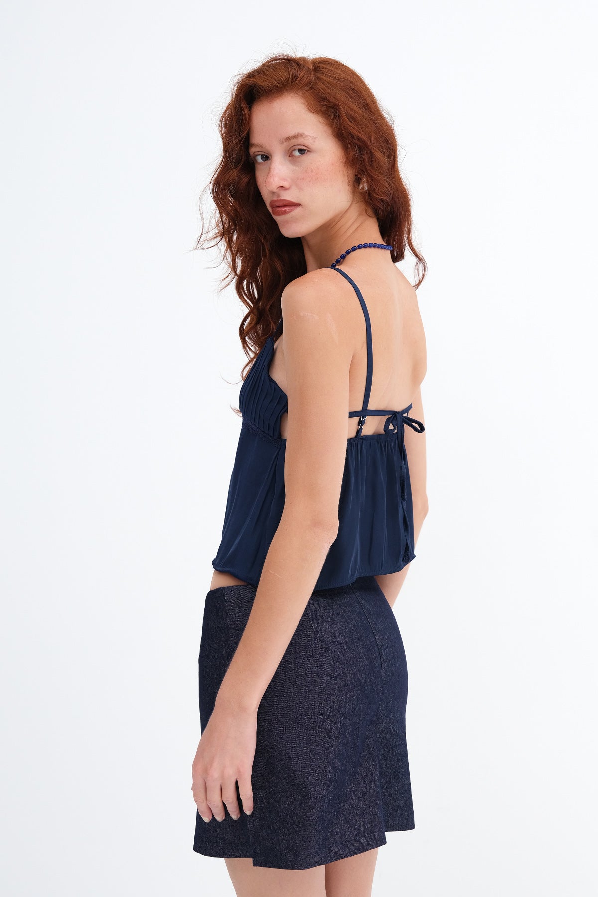 Dark-Night-Blue_Adjustable-Strap-Tie-Front-Cami-addax