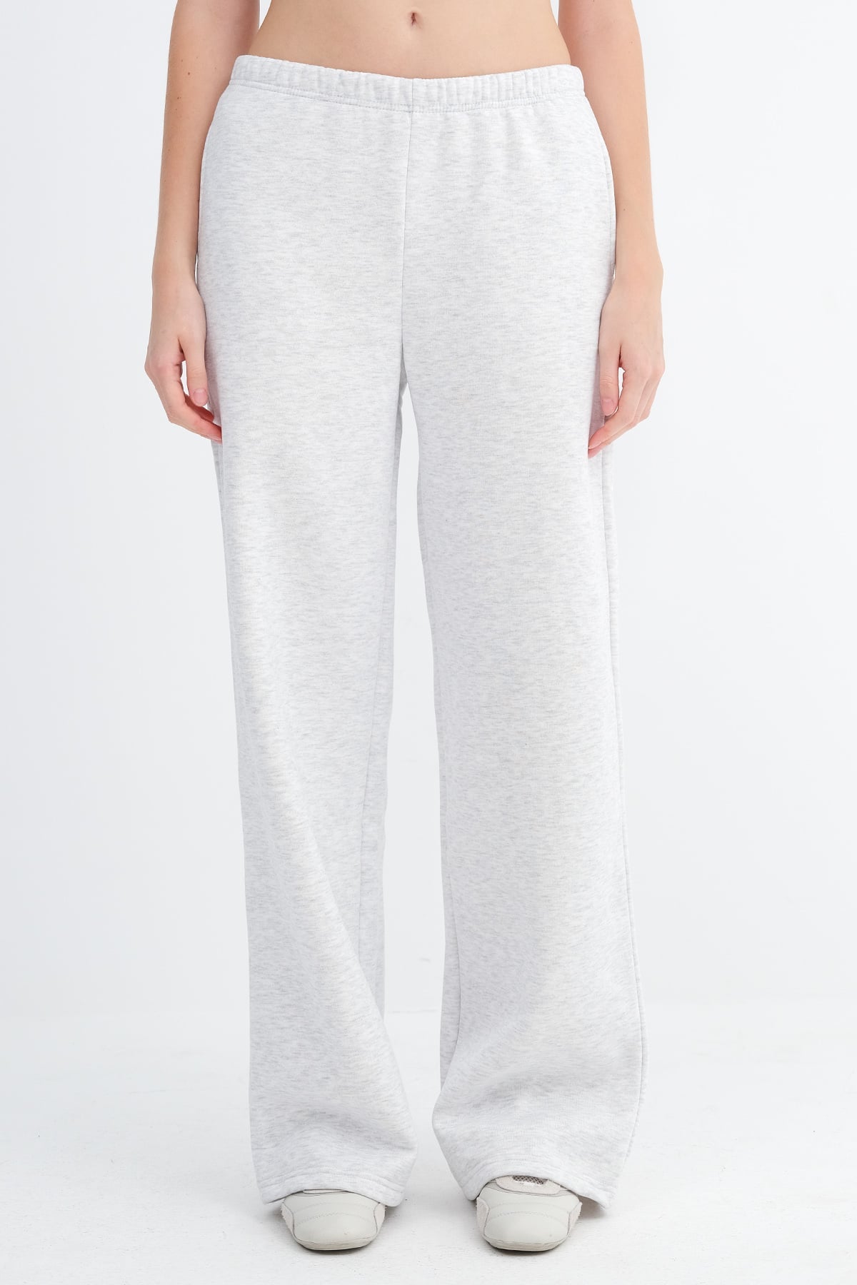 Snow-Melange_Fleece-Joggers-addax