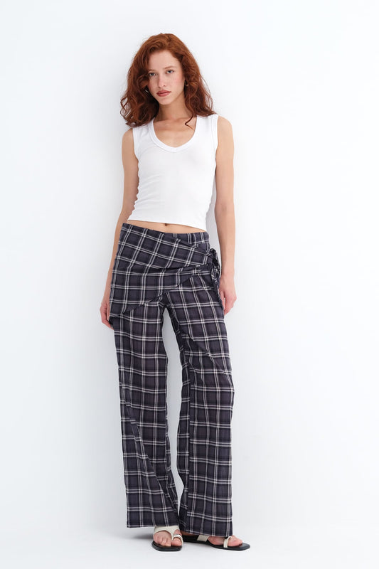 Dark-Night-Blue_Checked-Tie-Front-Trousers-addax
