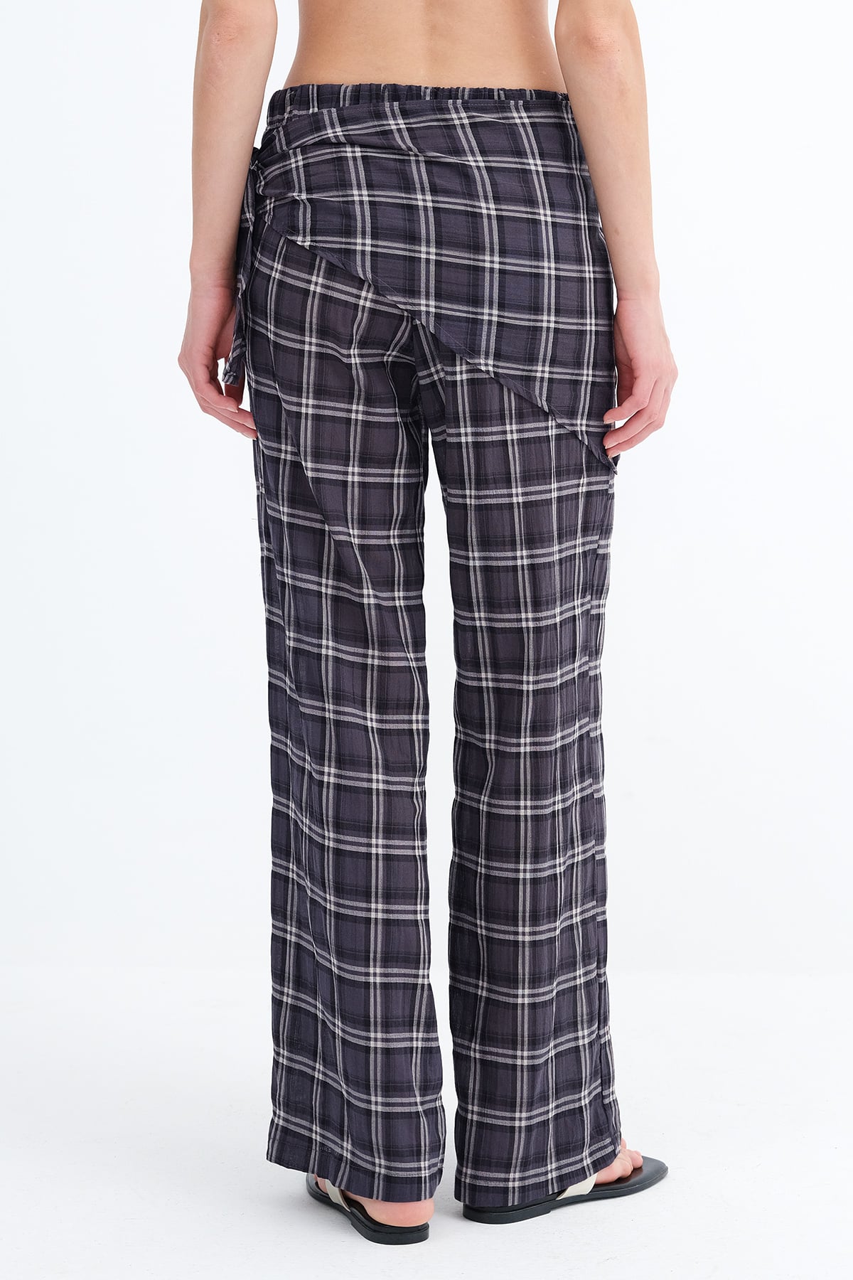 Dark-Night-Blue_Checked-Tie-Front-Trousers-addax