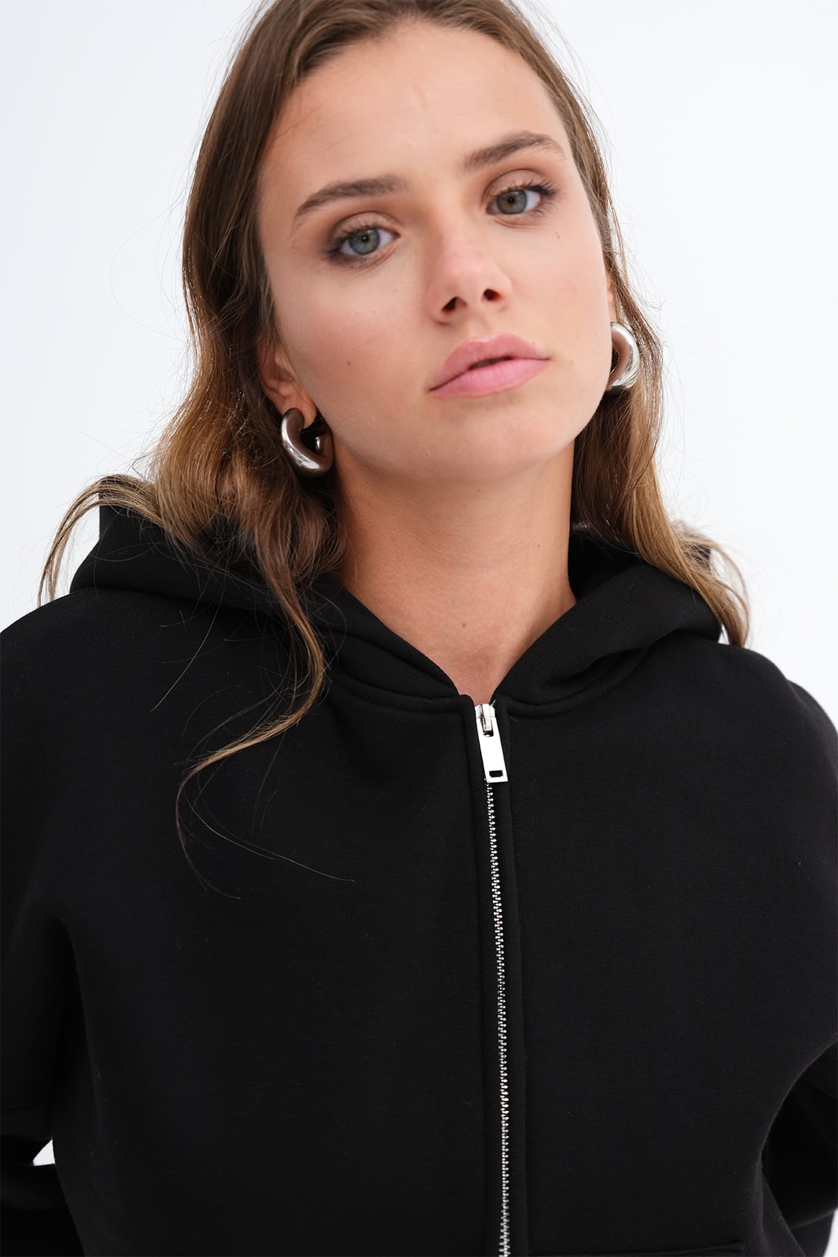 Black_Kapüşonlu-Şardonlu-Sweatshirt-H13246-addax