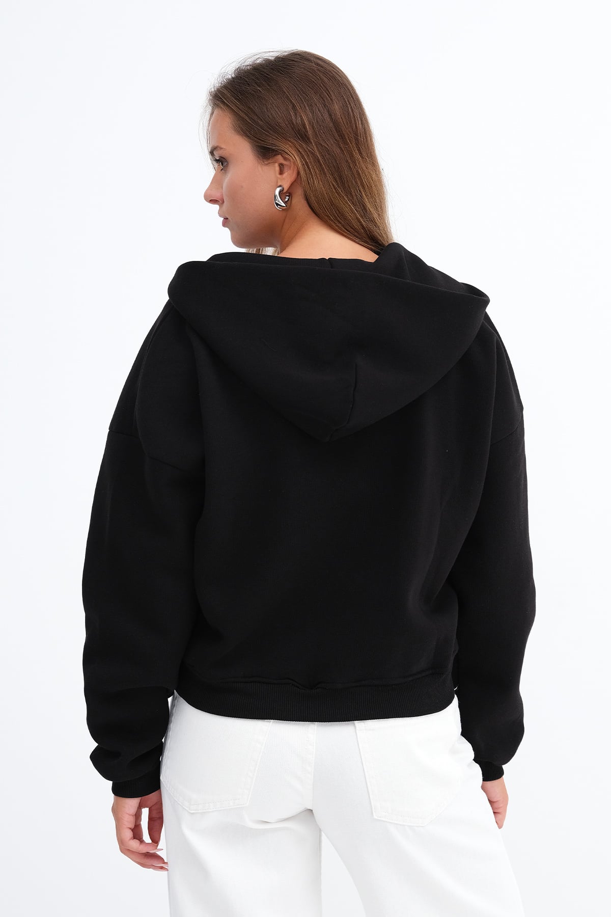 Black_Kapüşonlu-Şardonlu-Sweatshirt-H13246-addax