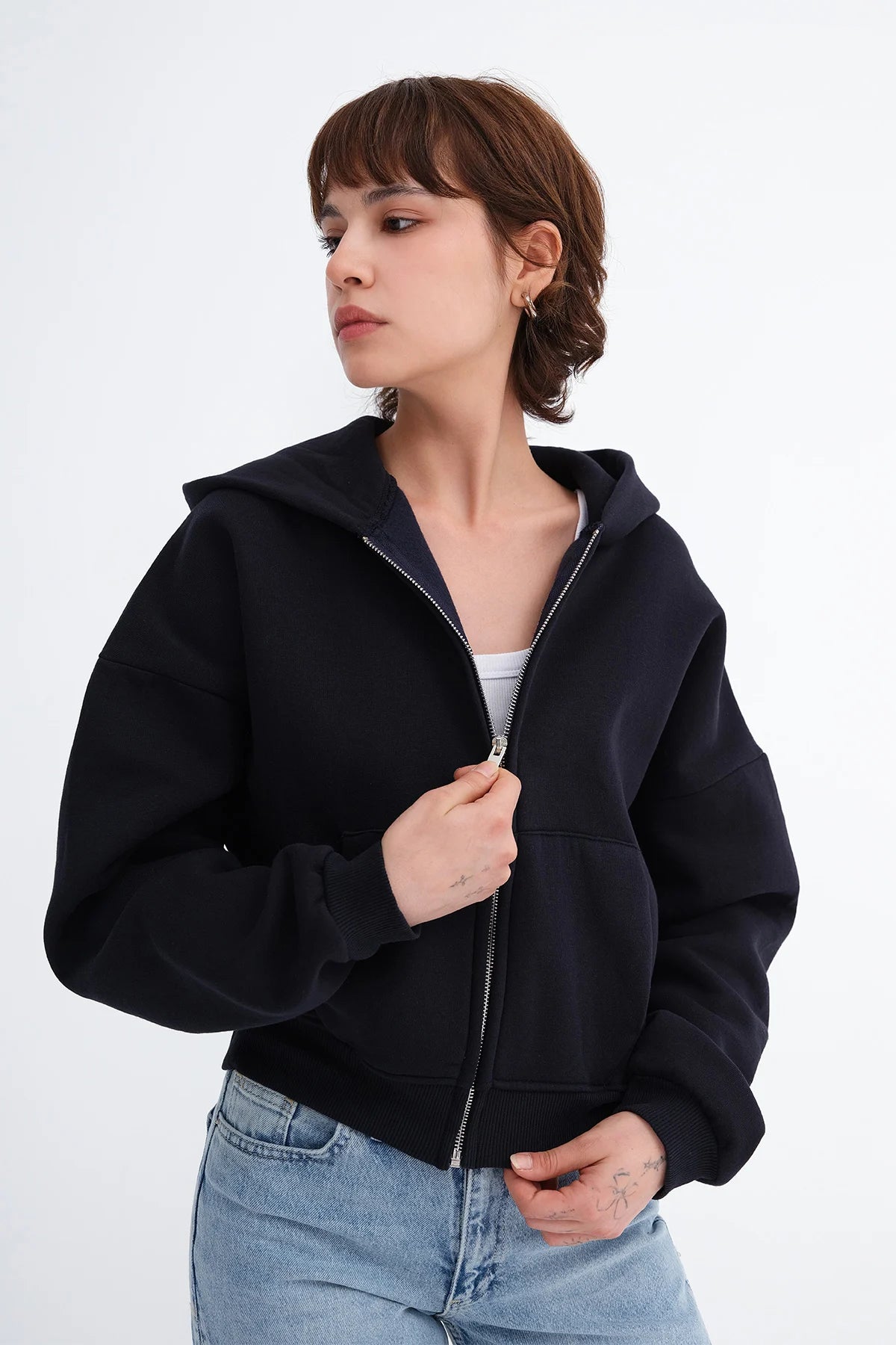 Dark-Night-Blue_Kapüşonlu-Şardonlu-Sweatshirt-H13246-addax