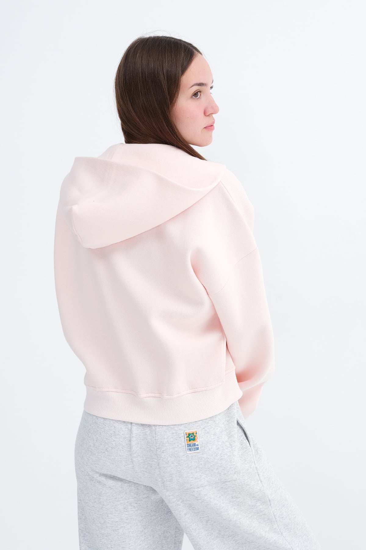 Sugar-Pink_Kapüşonlu-Şardonlu-Sweatshirt-H13246-addax