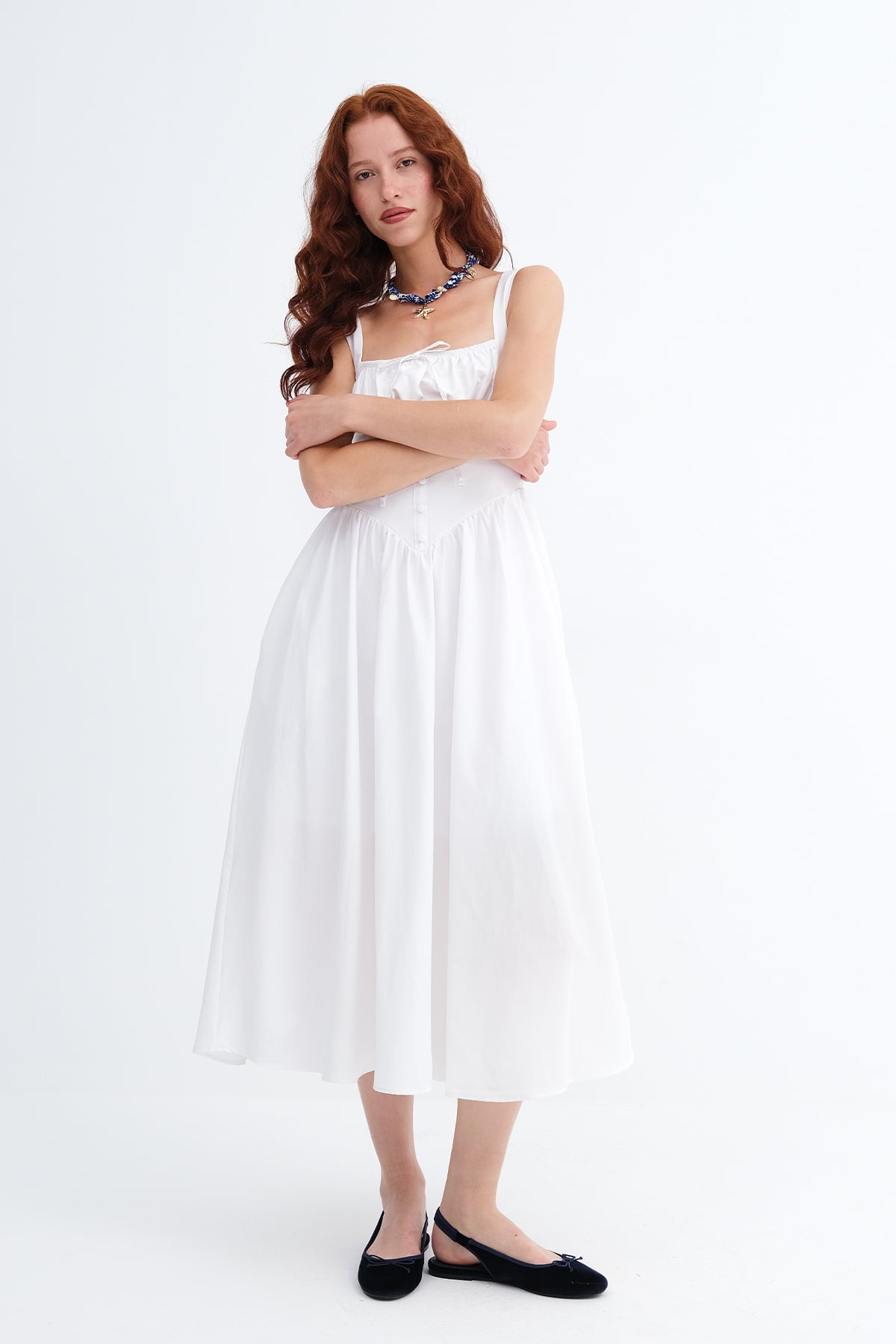 White_Square-Neck-Midi-Dress-addax