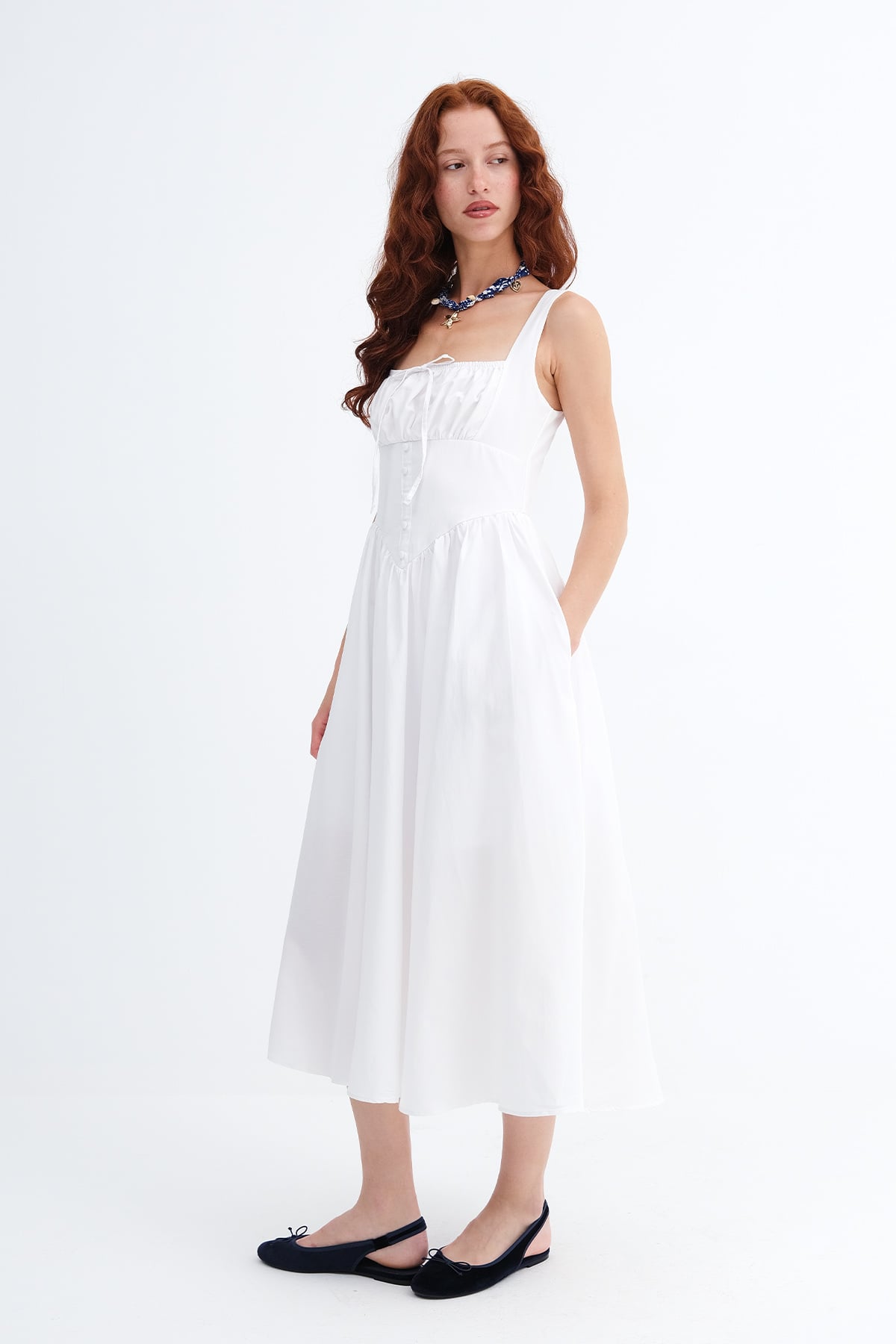 White_Square-Neck-Midi-Dress-addax