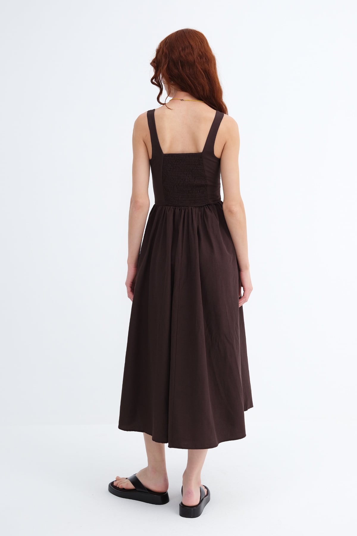 Bitter-Coffee_Square-Neck-Midi-Dress-addax