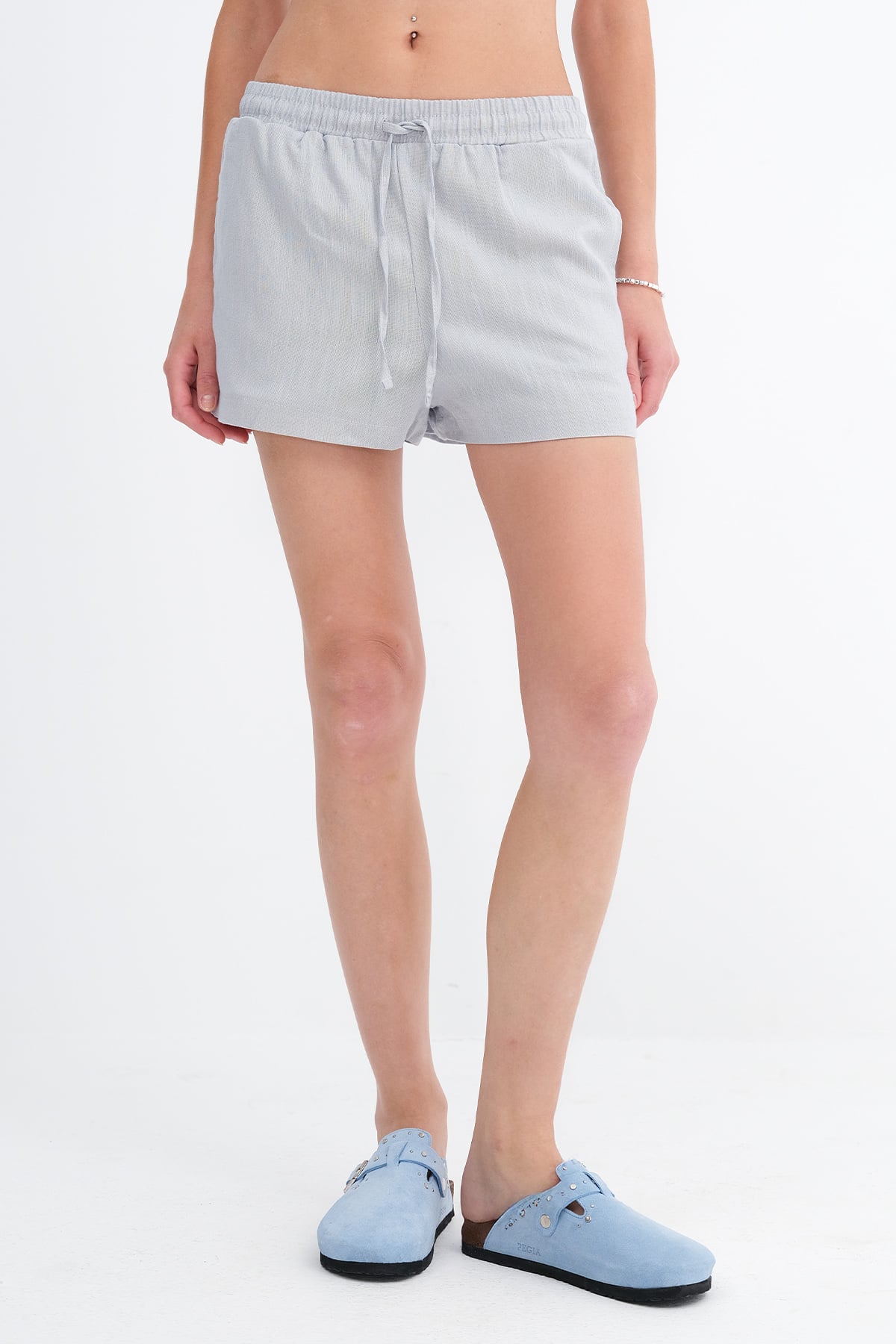 Baby-Blue_Elastic-Waist-Linen-Shorts-addax