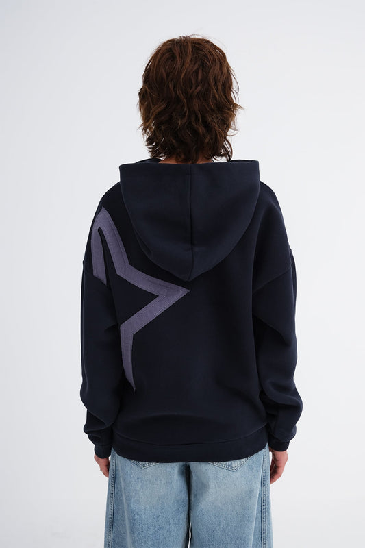 Dark-Night-Blue_Star-Embroidered-Brushed-Sweatshirt-addax