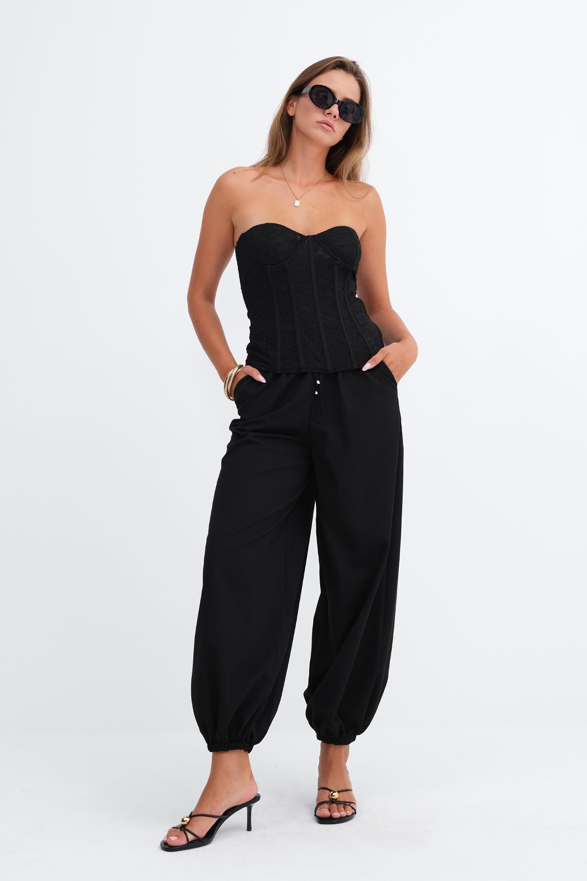 Black_Beli-Lastikli-Balon-Pantolon-PN02635-addax