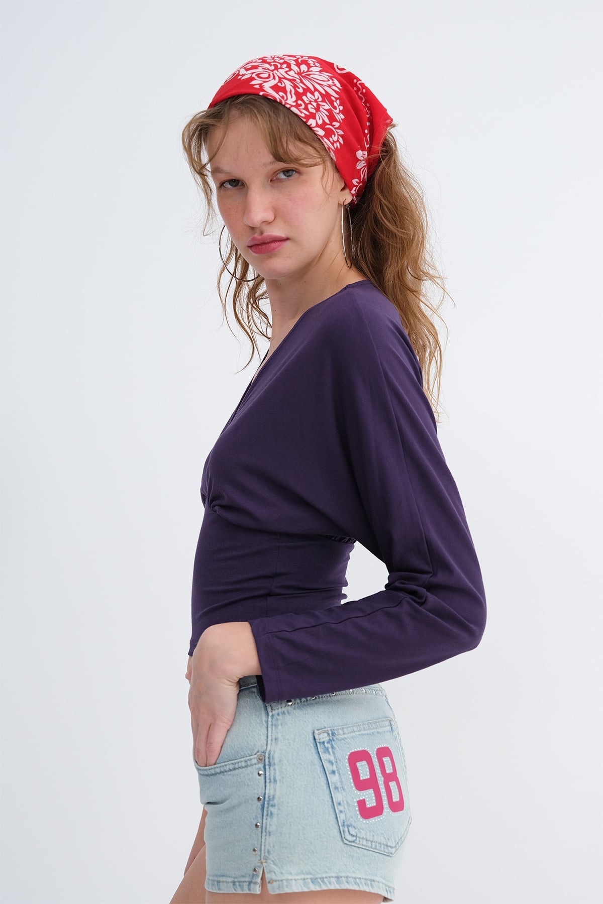 Purple_V-Neck-Long-Sleeve-Blouse-addax