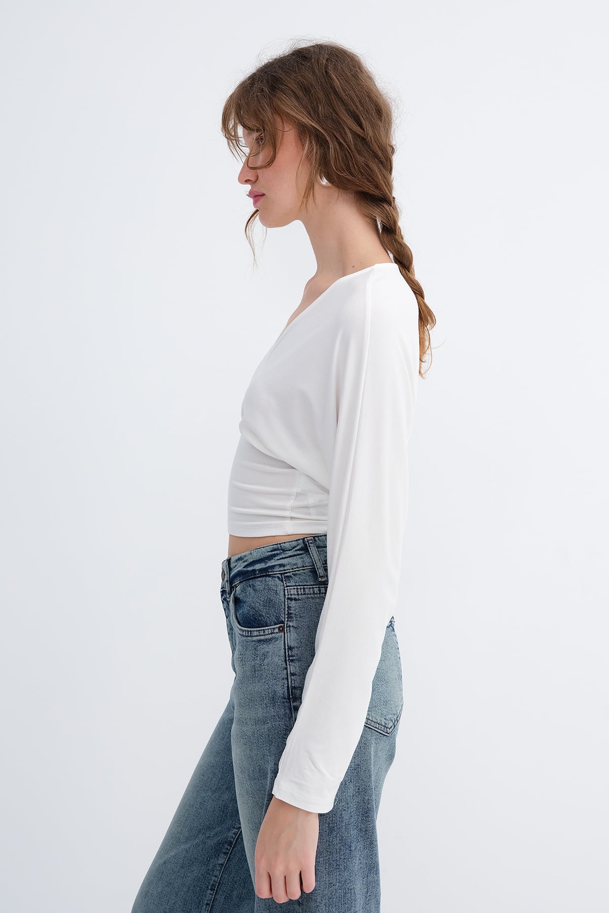 Ecru_V-Neck-Long-Sleeve-Blouse-addax