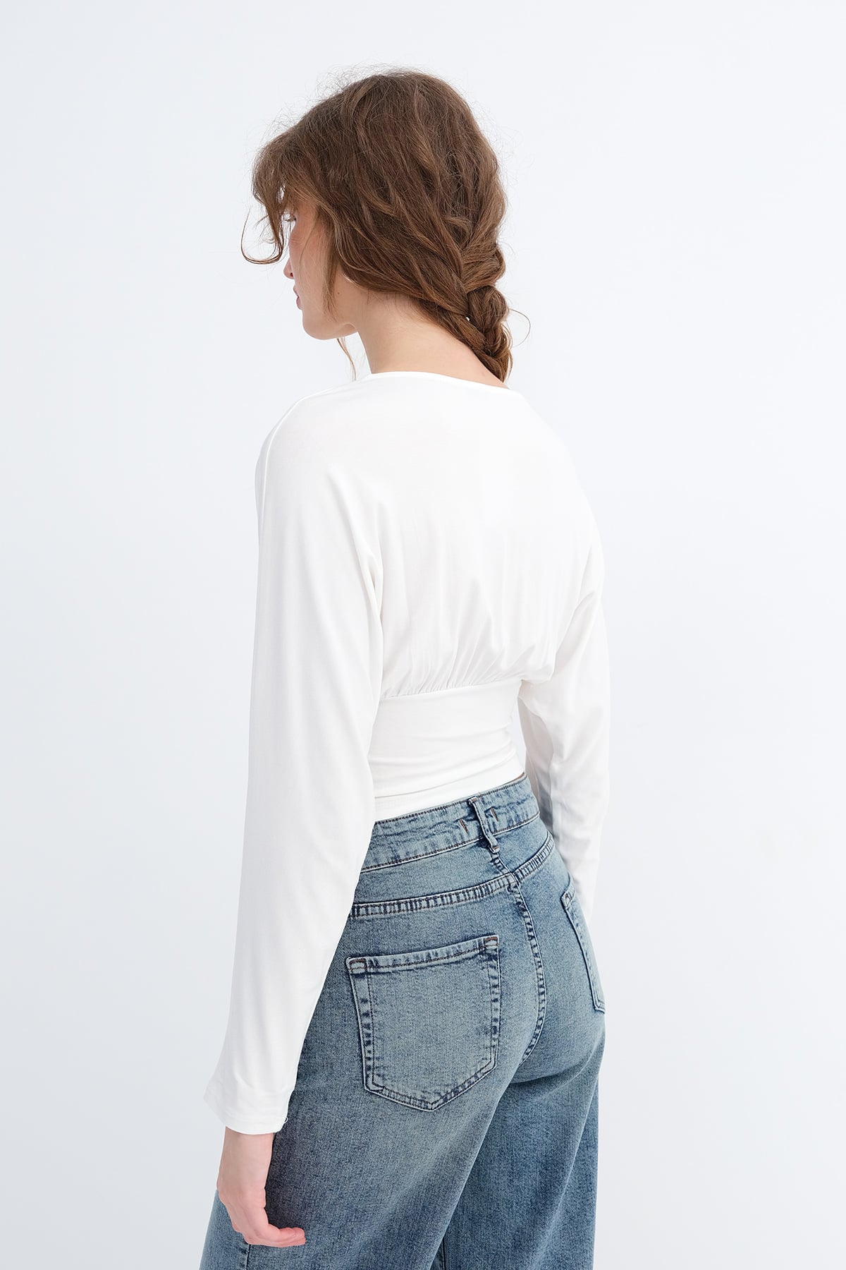 Ecru_V-Neck-Long-Sleeve-Blouse-addax