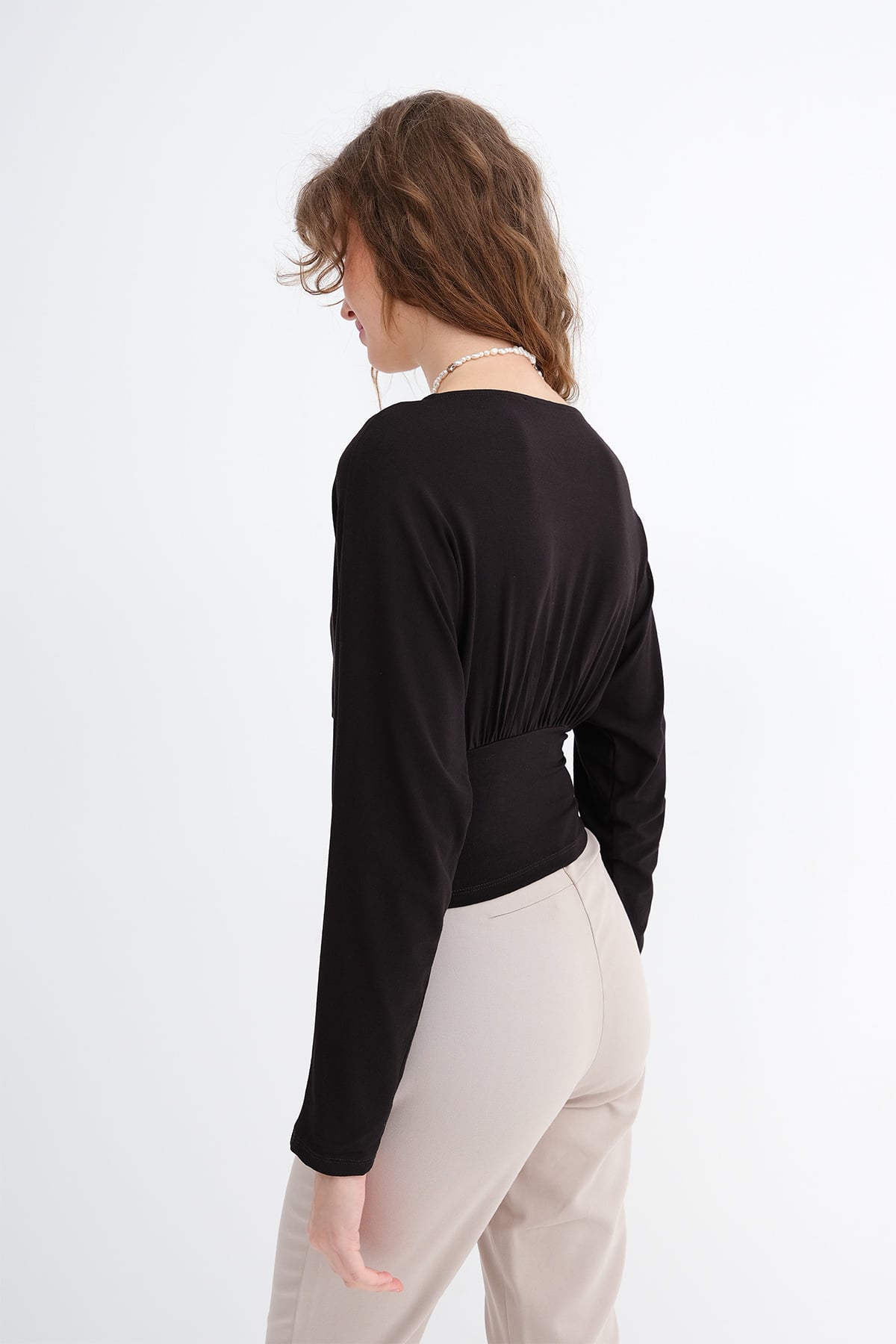 Bitter-Coffee_V-Neck-Long-Sleeve-Blouse-addax