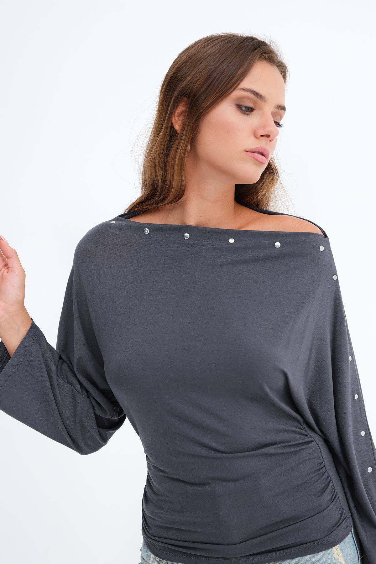 Charcoal_Stud-Detail-Long-Sleeve-Blouse-addax