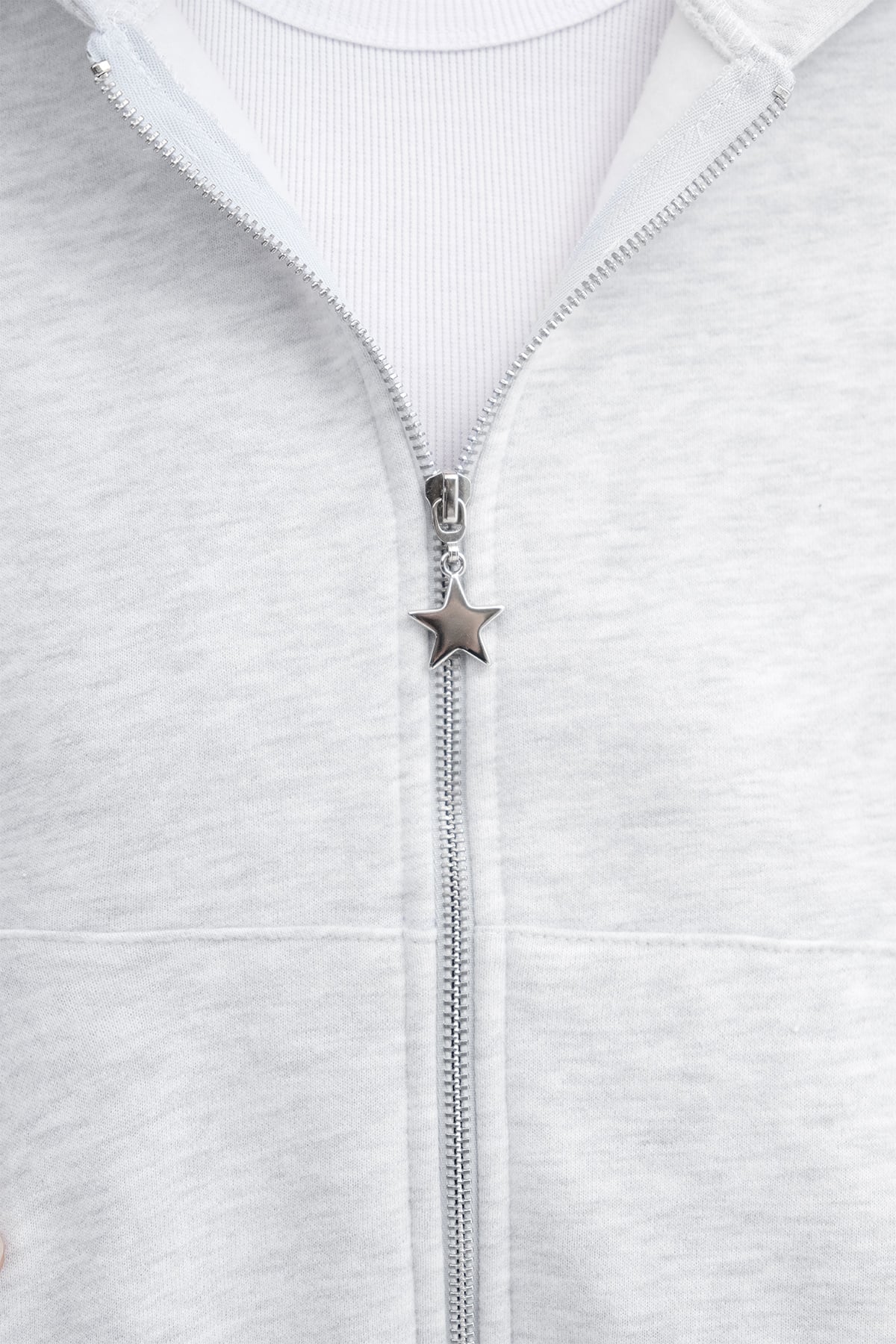 Snow-Melange_Brushed-Fleece-Zip-Up-Sweatshirt-addax