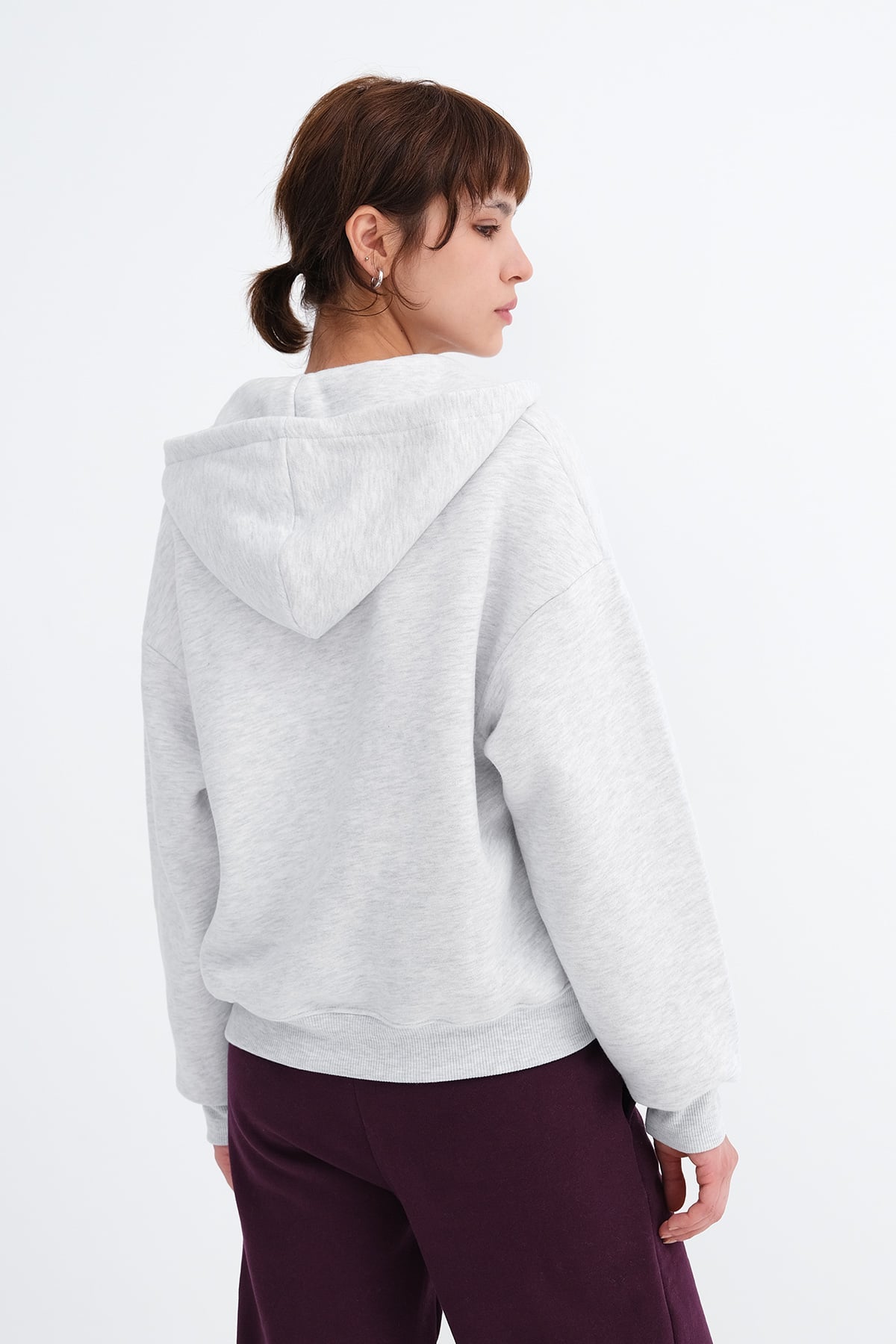 Snow-Melange_Brushed-Fleece-Zip-Up-Sweatshirt-addax