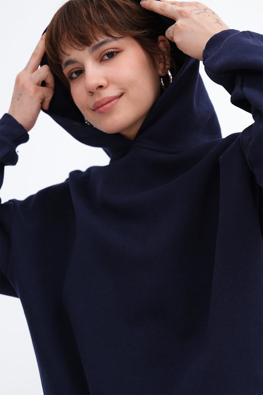 Dark-Night-Blue_Hooded-Brushed-Sweatshirt-addax