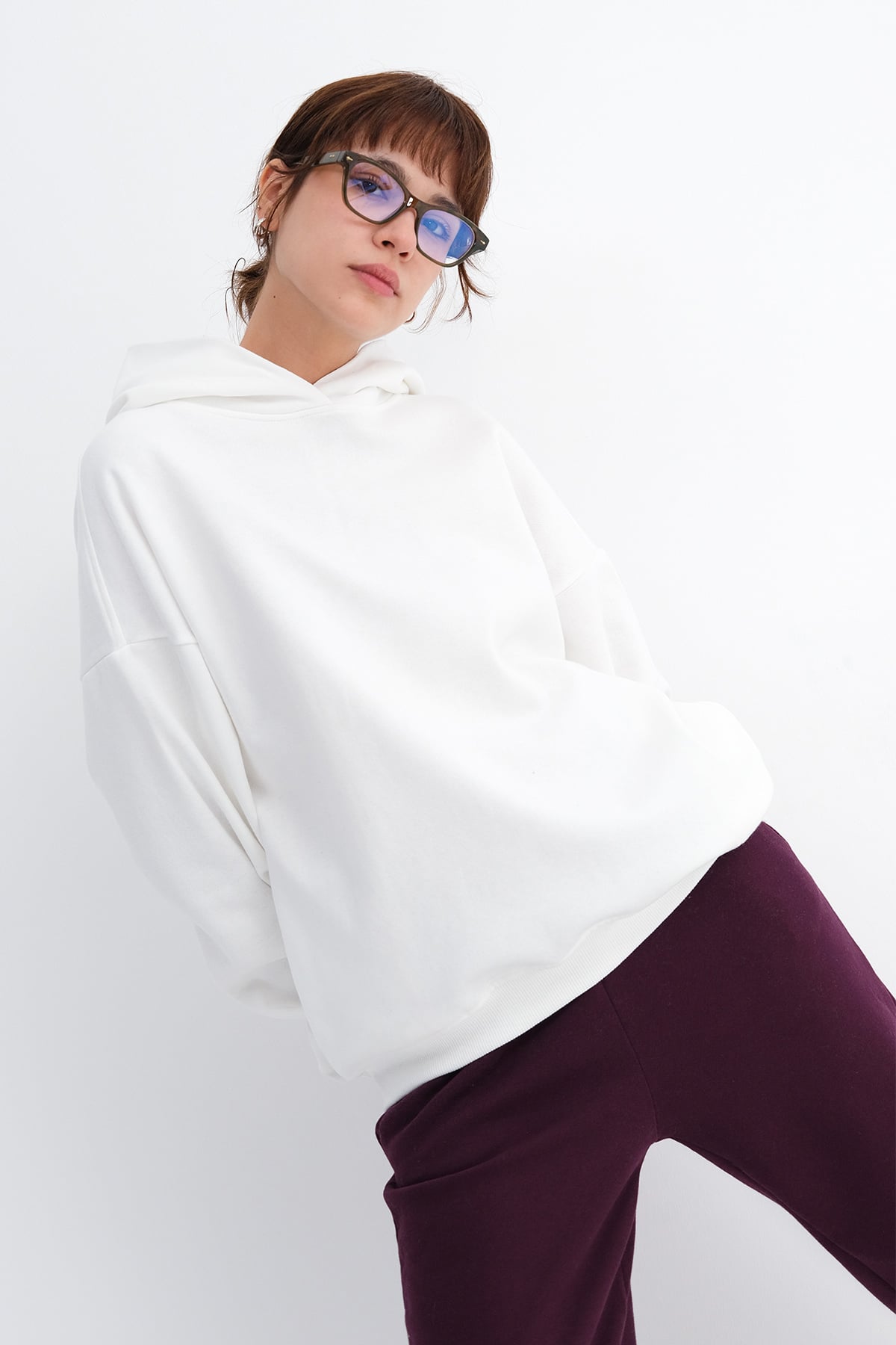 Hooded Brushed Sweatshirt