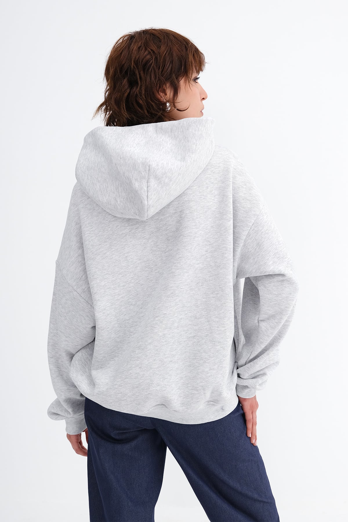 Snow-Melange_Hooded-Brushed-Sweatshirt-addax