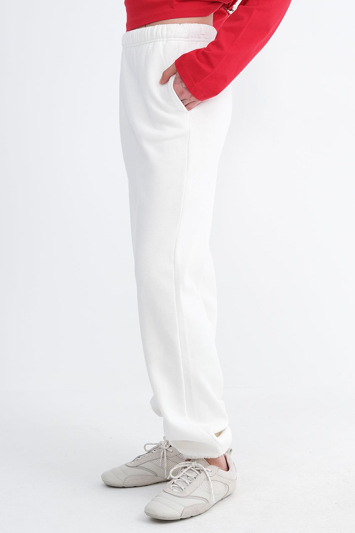 Ecru_Elasticated-Cuff-Fleece-Joggers-addax