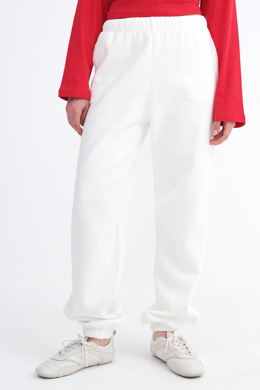 Ecru_Elasticated-Cuff-Fleece-Joggers-addax