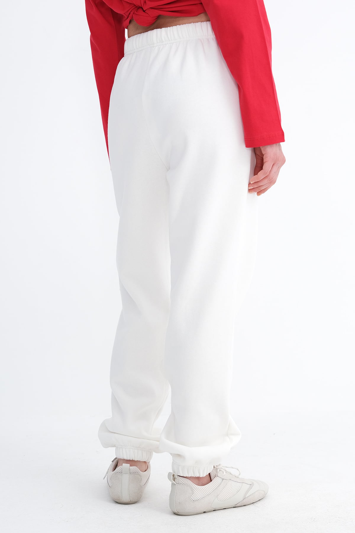 Ecru_Elasticated-Cuff-Fleece-Joggers-addax