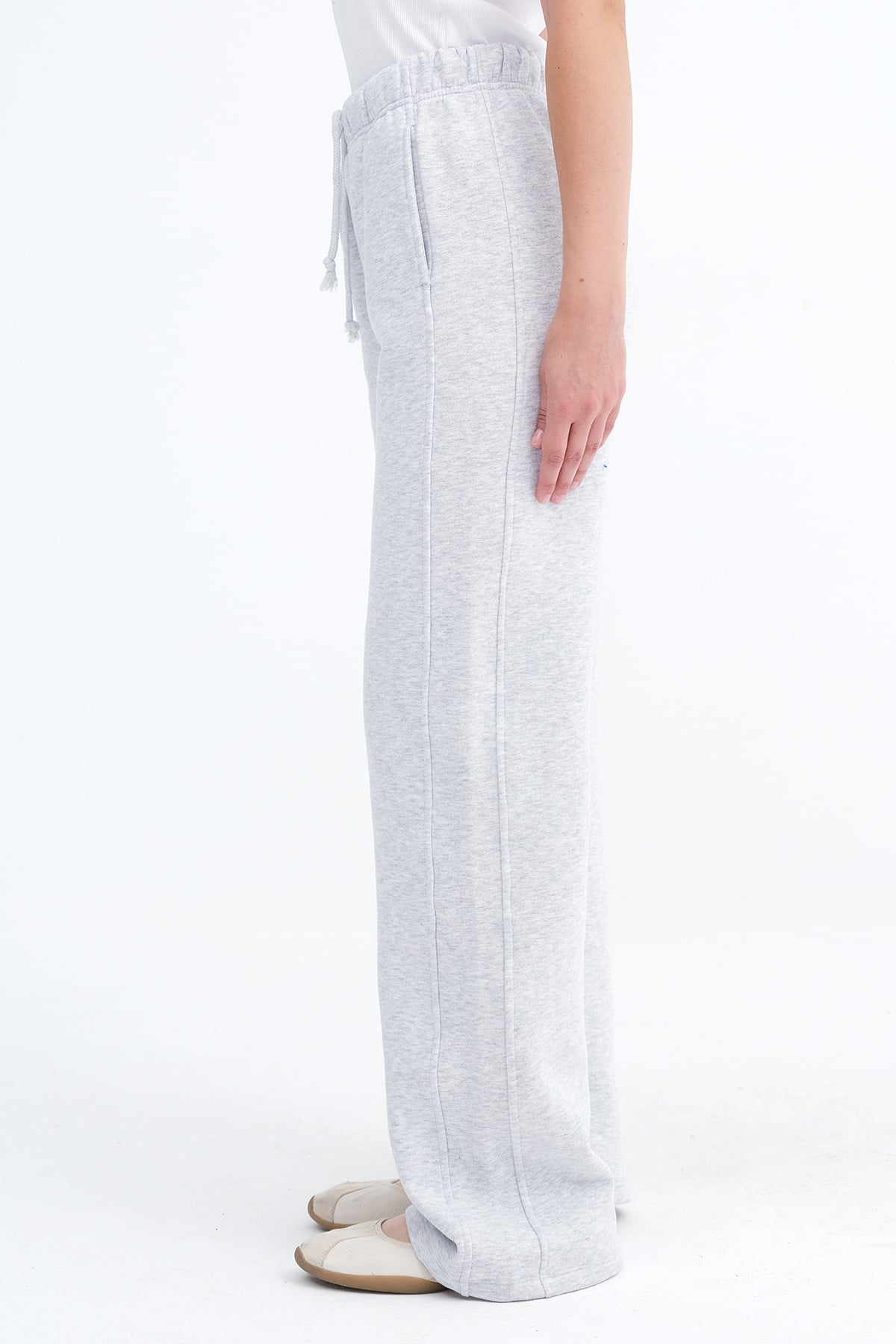 Snow-Melange_Elasticated-Waist-Fleece-Joggers-addax