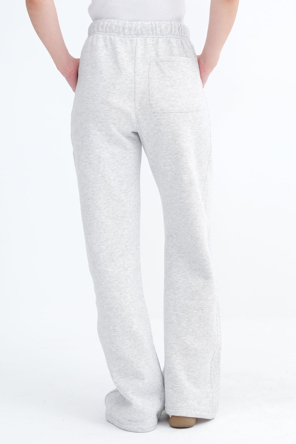Snow-Melange_Elasticated-Waist-Fleece-Joggers-addax