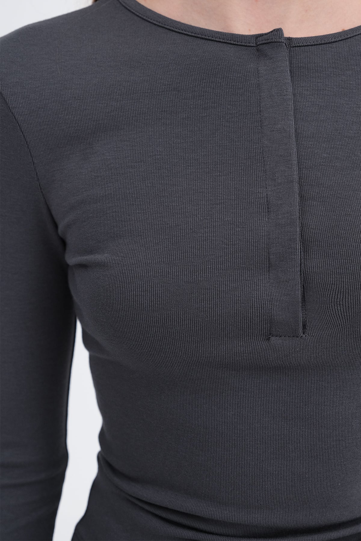 L.Charcoal_Long-Sleeve-Modal-Blouse-addax