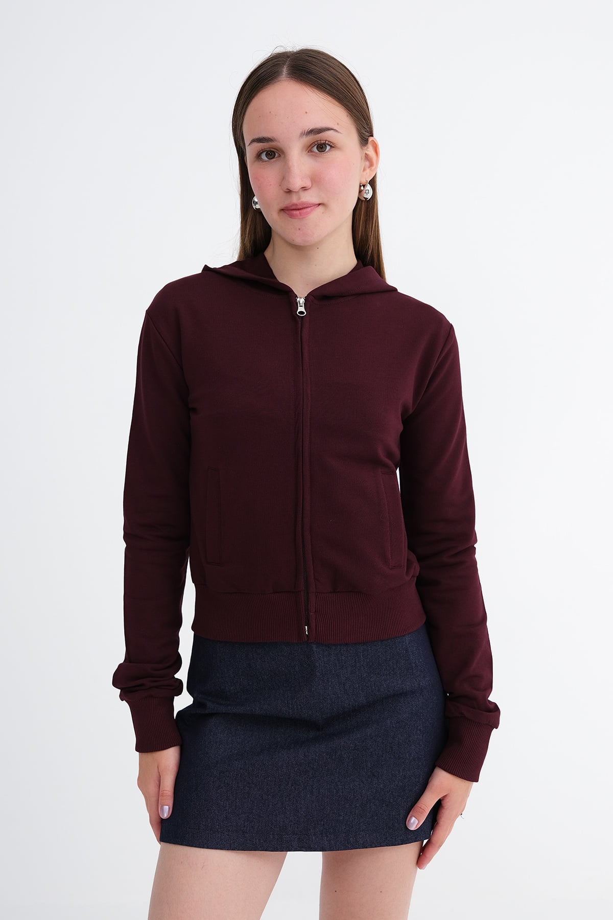 Burgundy_Hooded-Zip-Up-Sweatshirt-addax