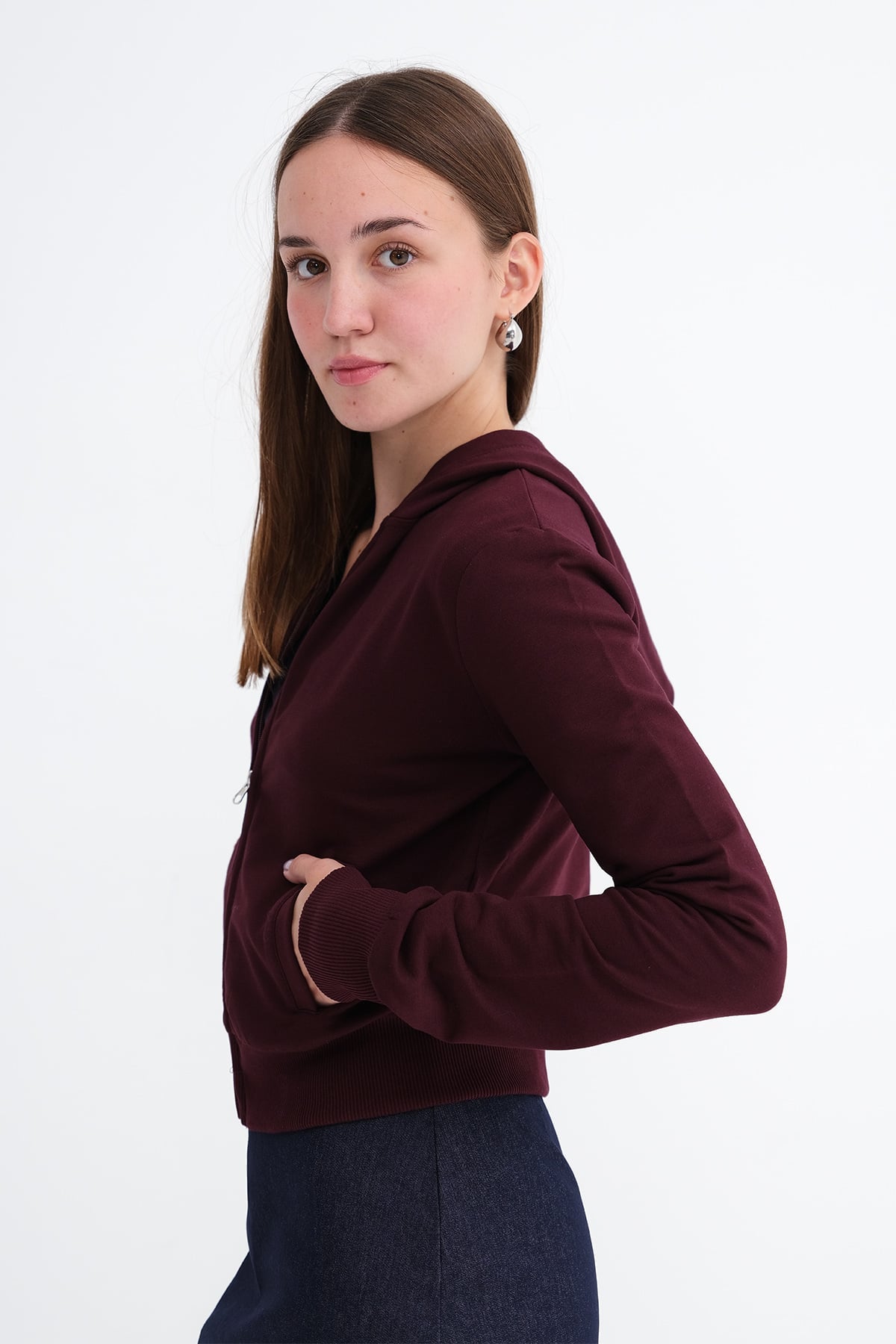 Burgundy_Hooded-Zip-Up-Sweatshirt-addax