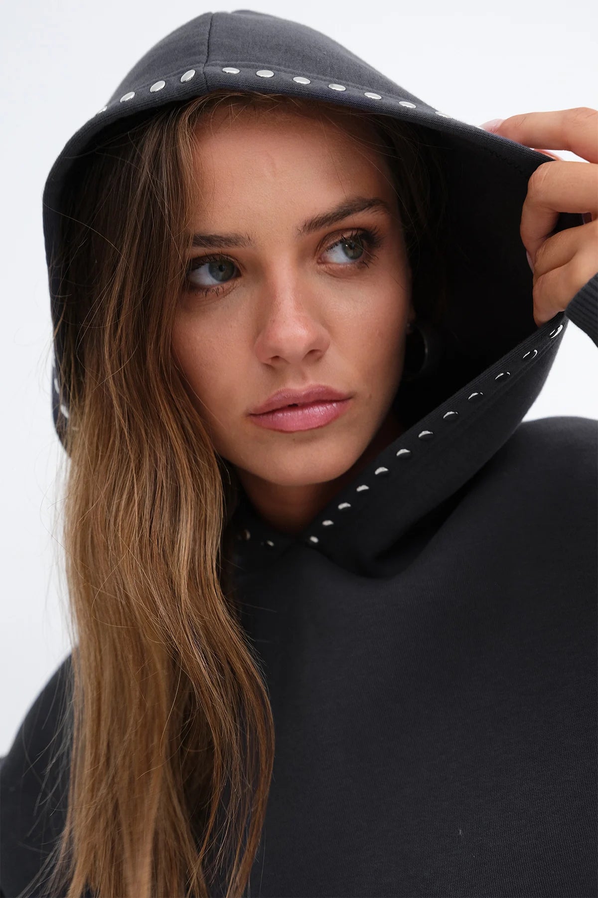 Charcoal_Stud-Detail-Fleece-Sweatshirt-addax