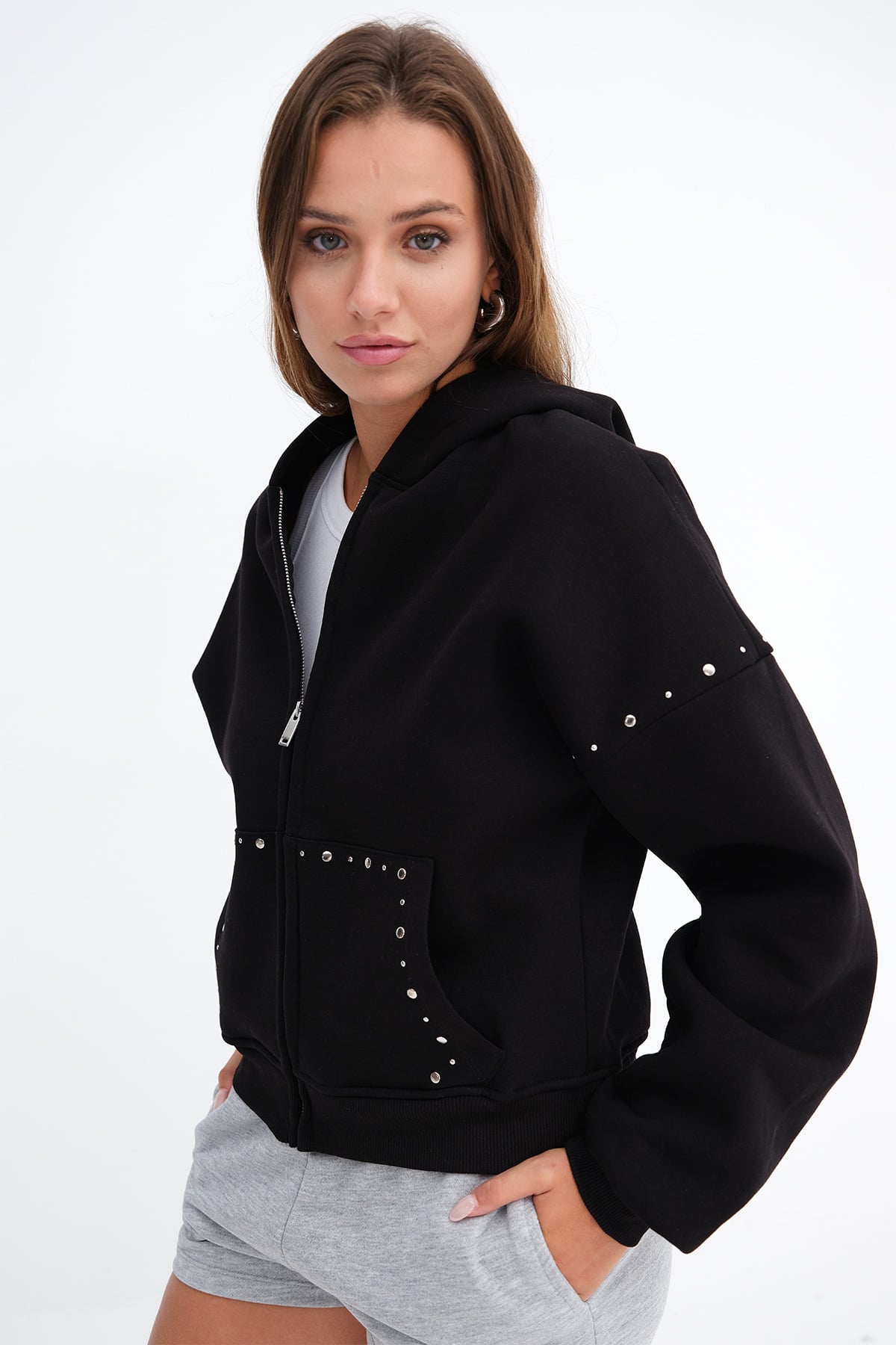 Black_Stud-Detail-Fleece-Cardigan-addax