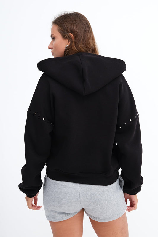 Black_Stud-Detail-Fleece-Cardigan-addax