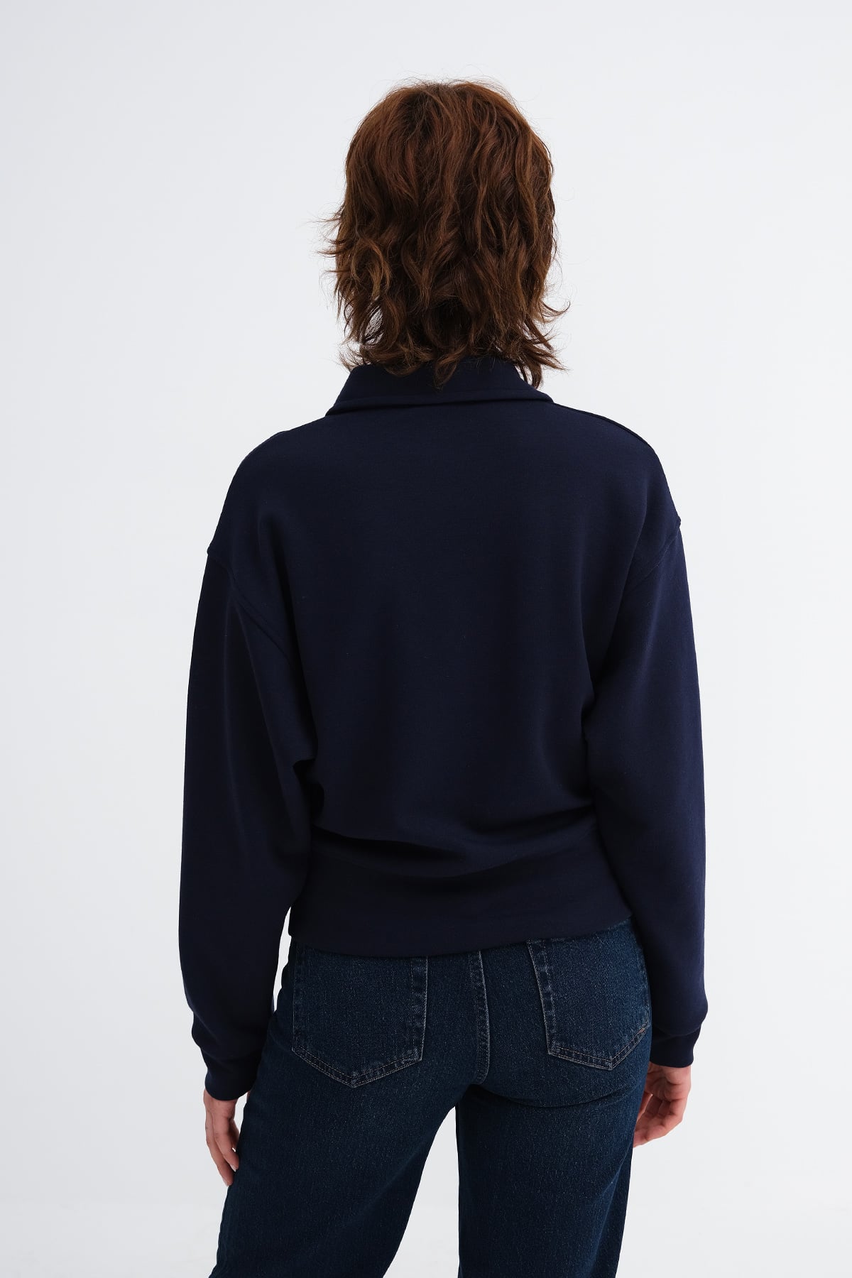 Dark-Night-Blue_Button-Neck-Sweatshirt-addax
