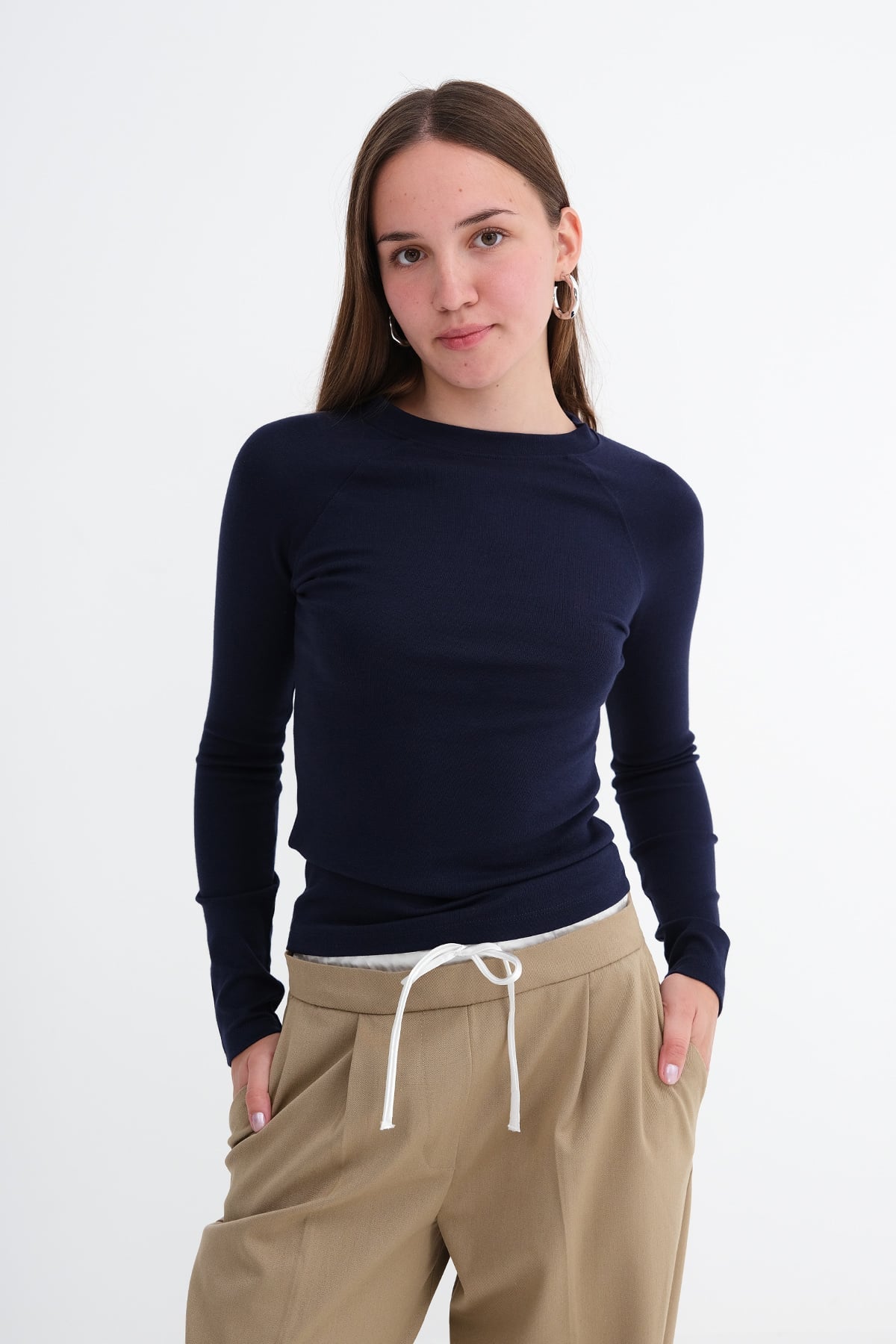 Dark-Night-Blue_Ribbed-Balloon-Trousers-addax