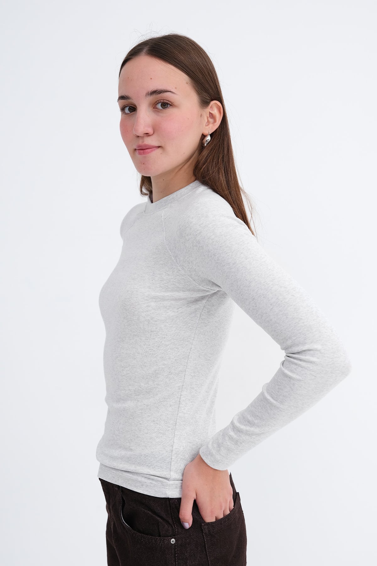 Snow-Melange_Ribbed-Balloon-Trousers-addax